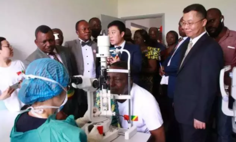 中国—刚果（布）眼科中心在刚果中刚友好医院成功落成